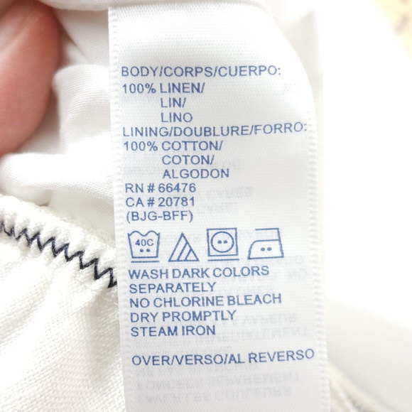 Tommy Hilfiger Women's A Line White Size 4 Skirt - Picture 4 of 5